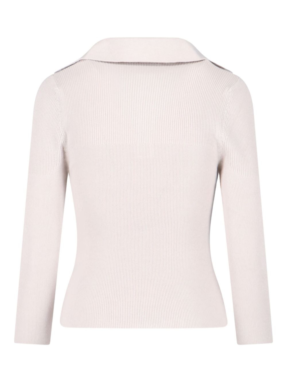 orb-embellished ribbed sweater - 2