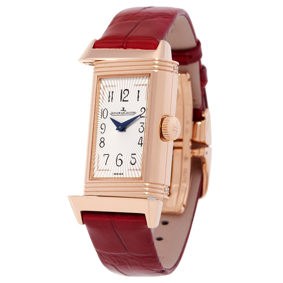 Jaeger LeCoultre Reverso Hand Wind White Dial Ladies Watch Q3352420 - 6