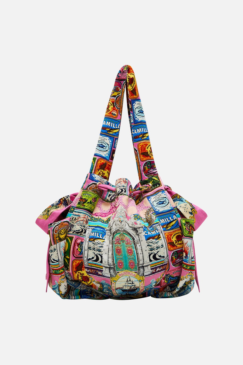 DRAWSTRING BEACH BAG - 1