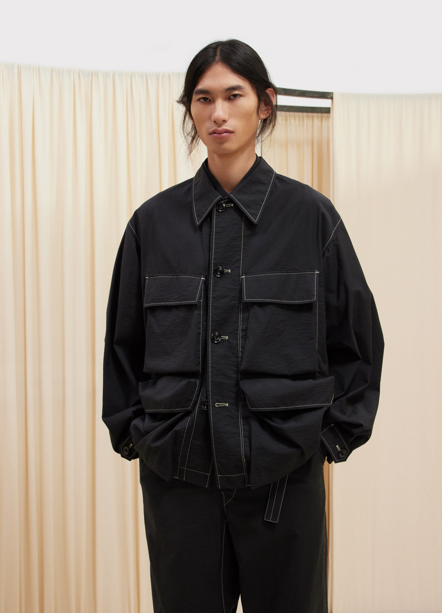 Lemaire｜JACKETS (LIGHT HOODED BLOUSON (OW1067 LF1234 99 Lemaire LIGHT HOODED BLOUSON | REVERSIBLE