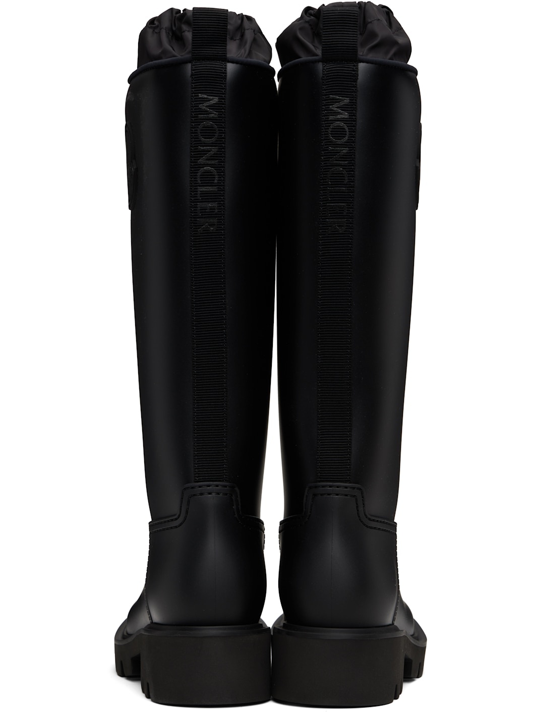 Black Kickstream High Rain Tall Boots - 2