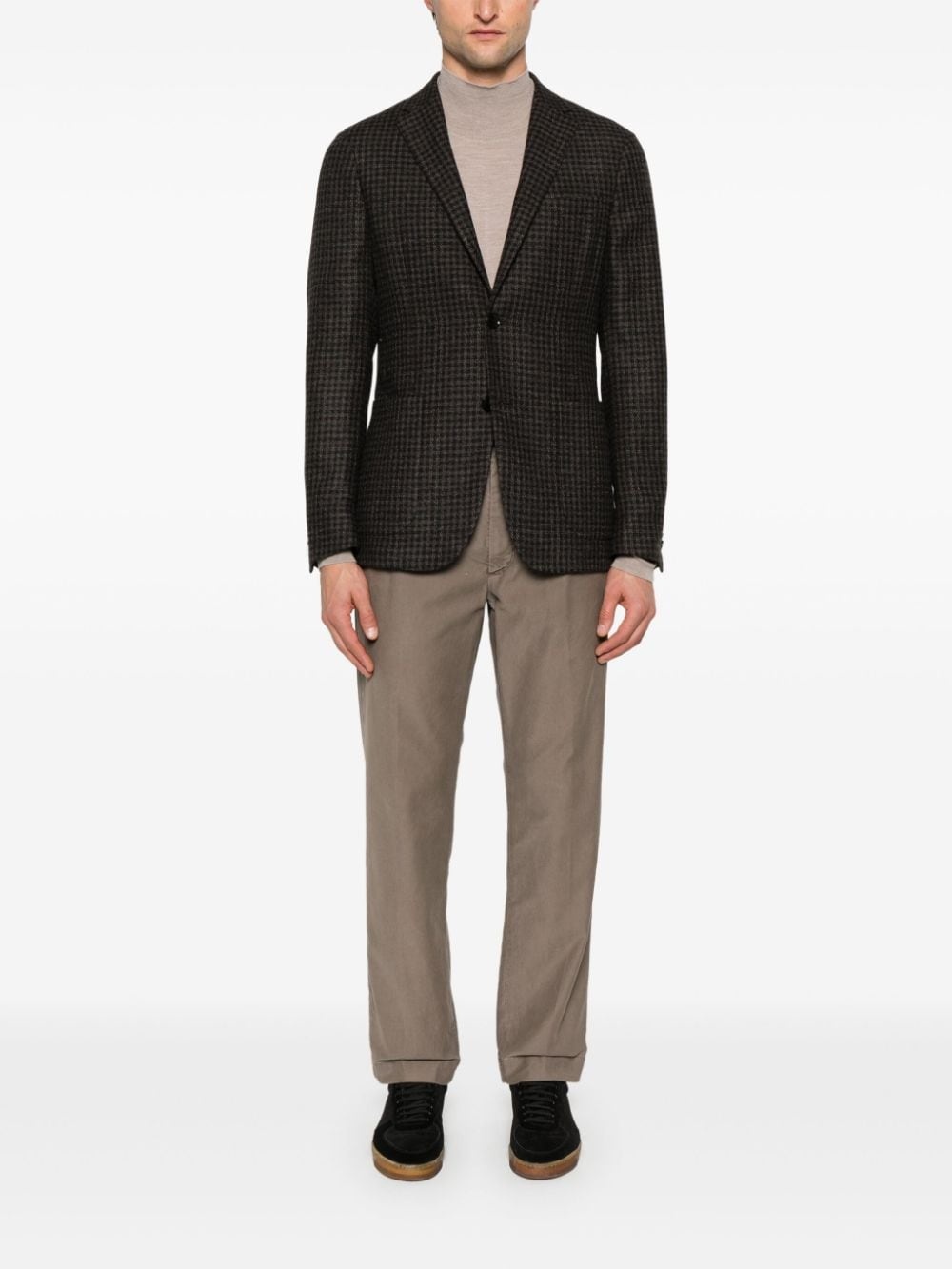 checked blazer - 2