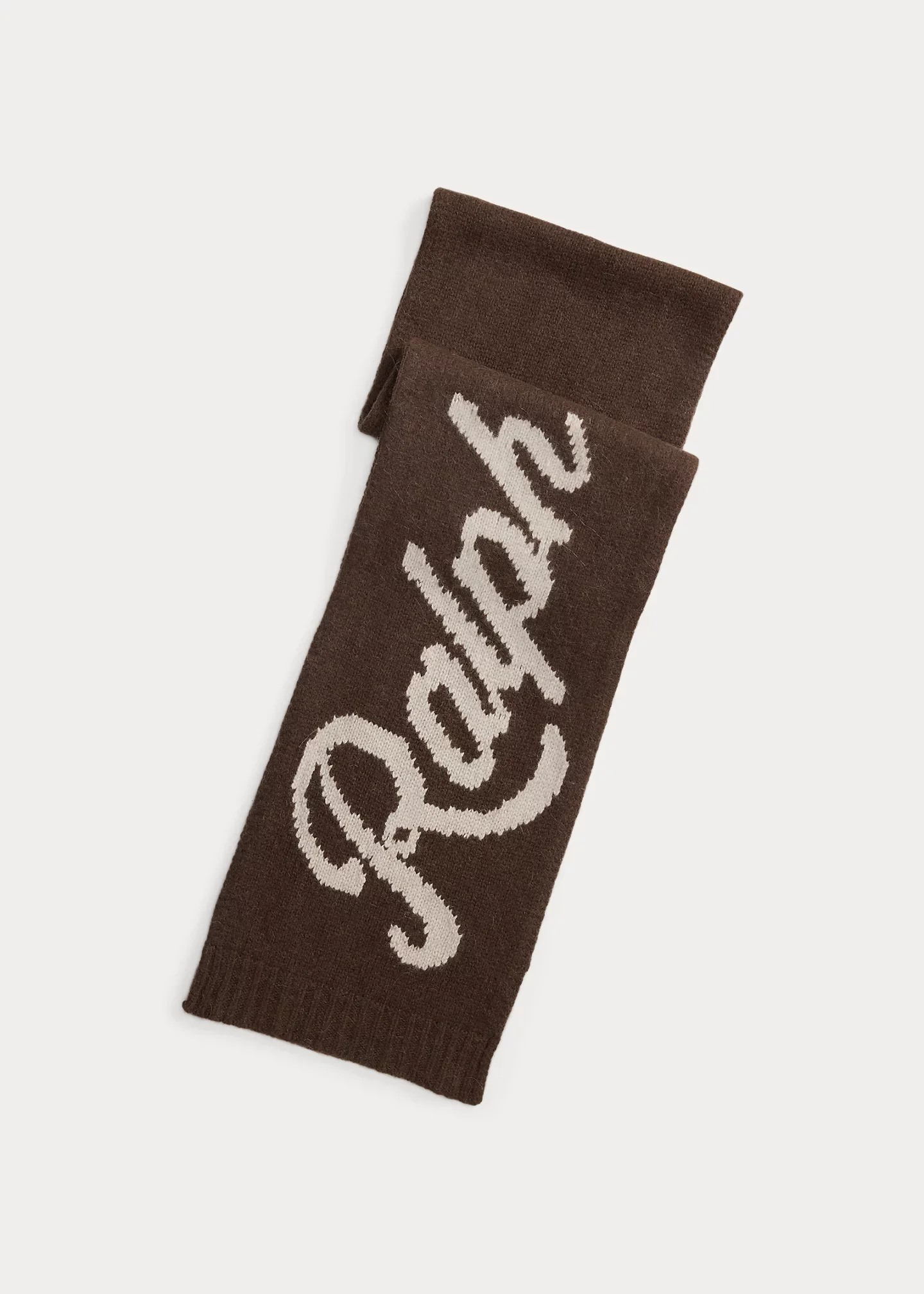 The Ralph Logo Wool-Alpaca Scarf - 1