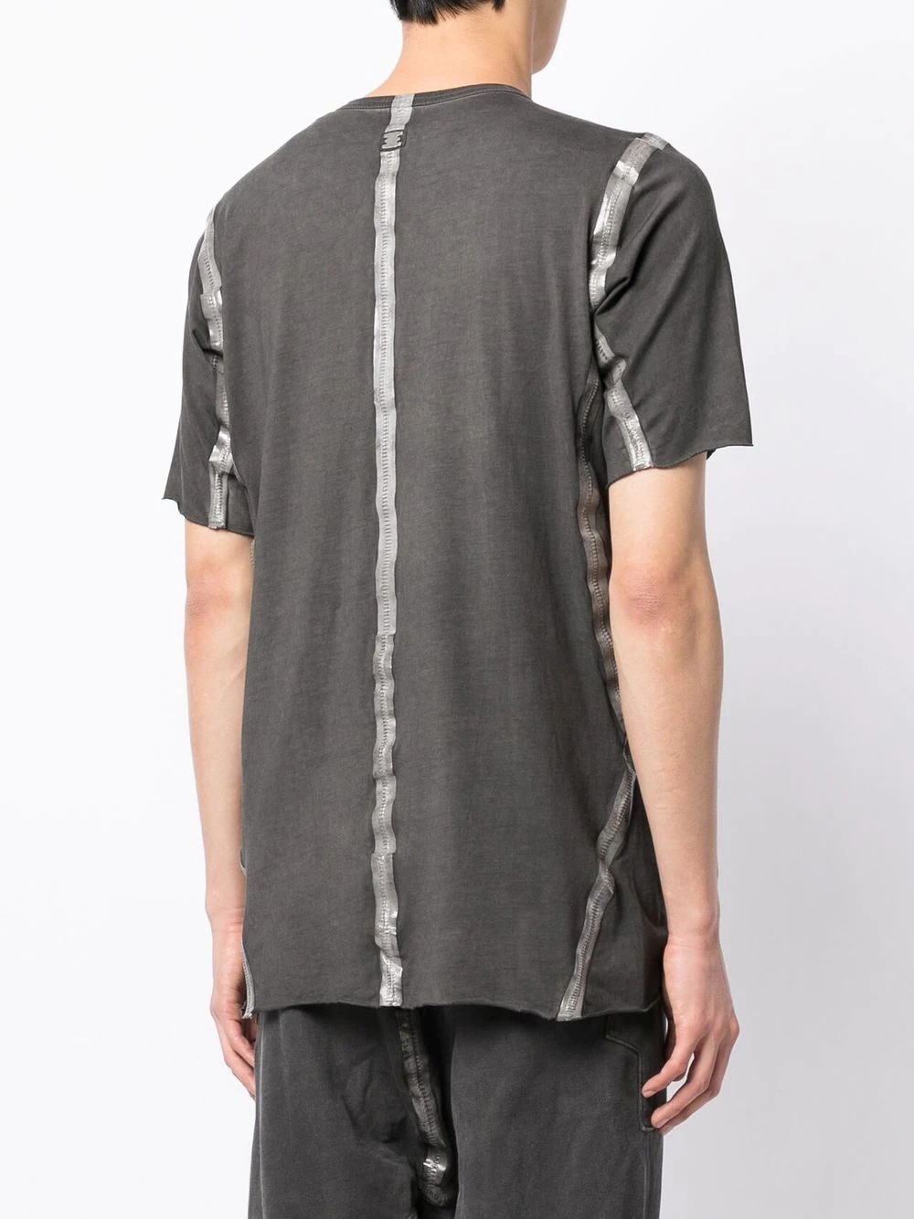 tape-embellished short-sleeve T-shirt - 4