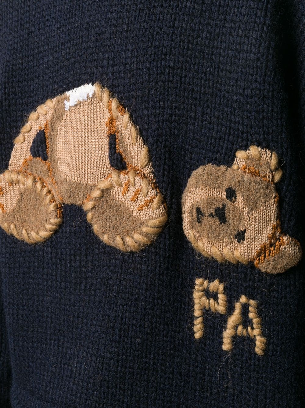 bear fringed jumper - 5