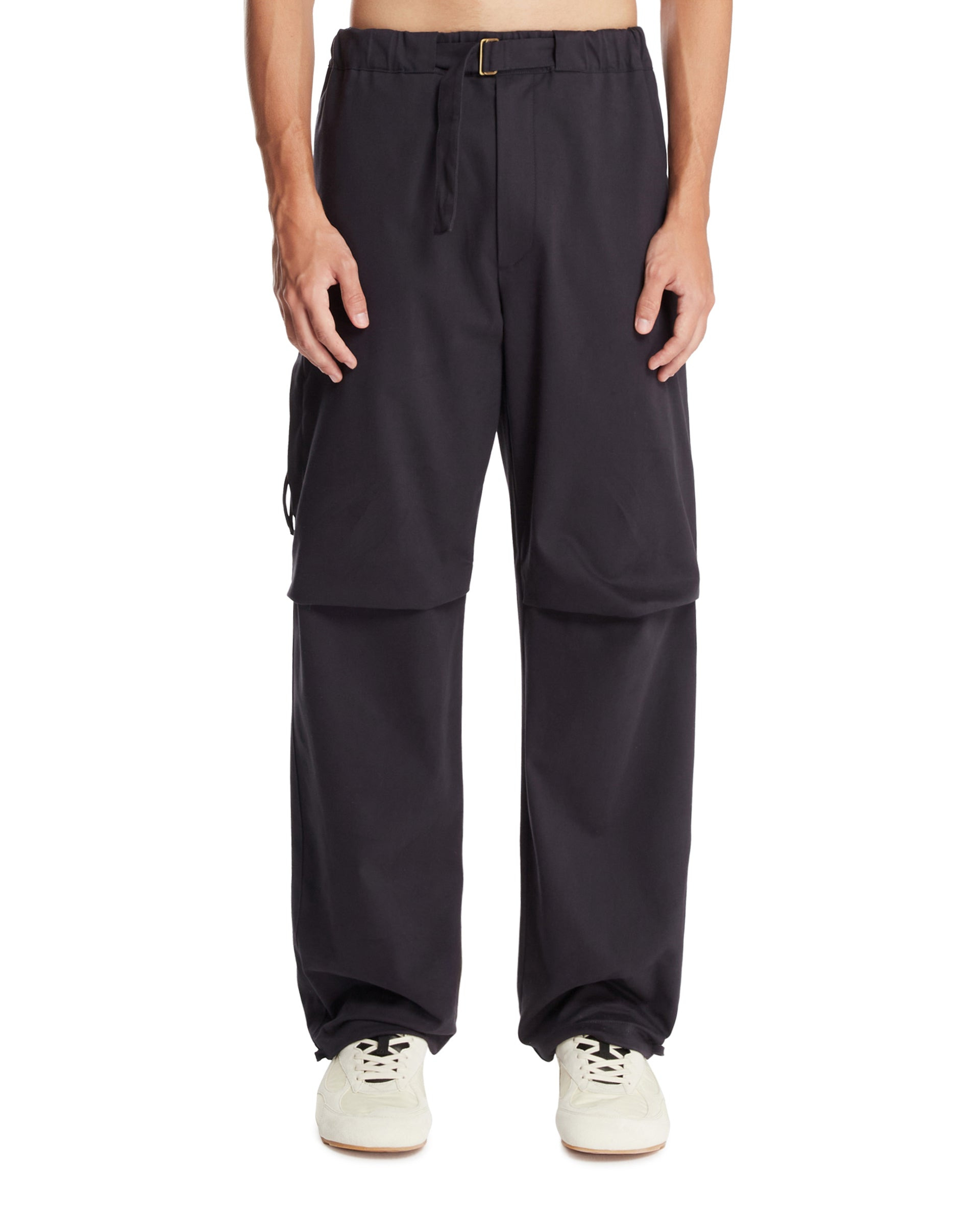 Blue Cotton Jordan Pants - 1
