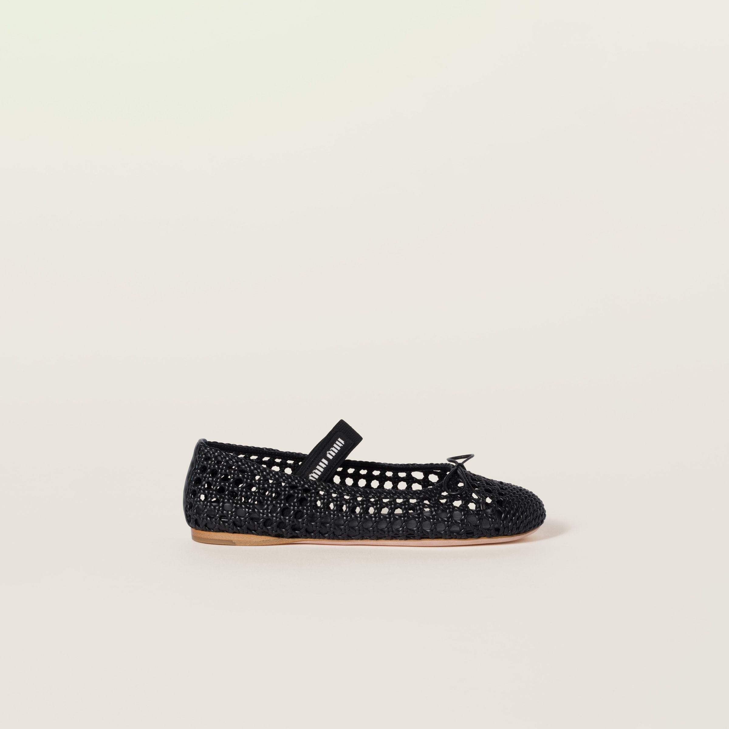 Woven nappa leather ballerinas - 2