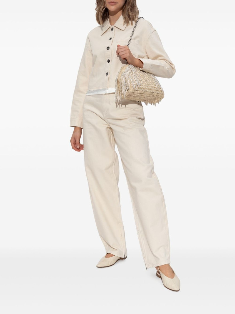 self-portrait tapered-leg jeans outlook