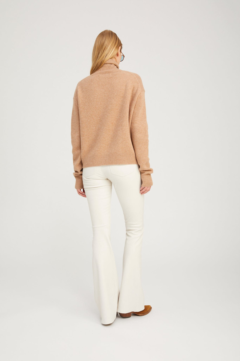 ALMONDINE CASHMERE HEART TURTLENECK SWEATER 4