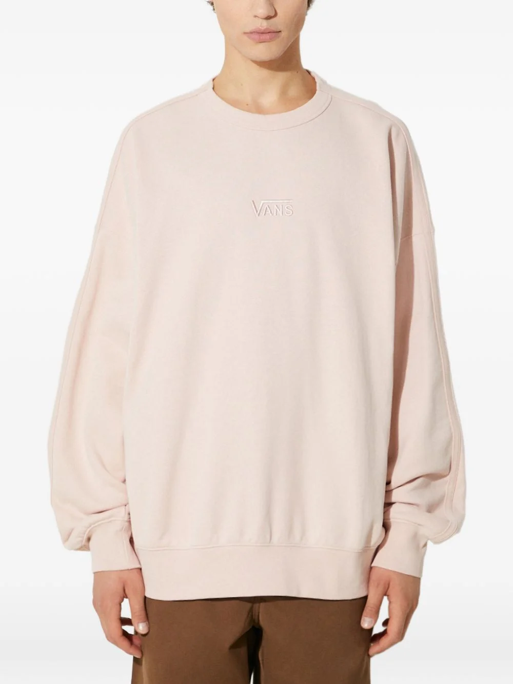 logo-embroidered sweatshirt - 1