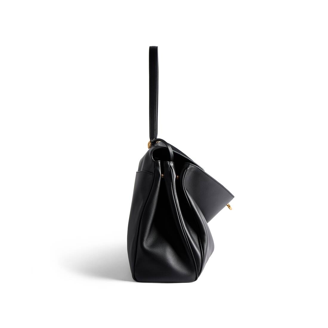 ハンドバッグ Balenciaga Smooth Black Calfskin Large Rodeo Bag Women's Rodeo Handbag Large in Black | Balenciaga US