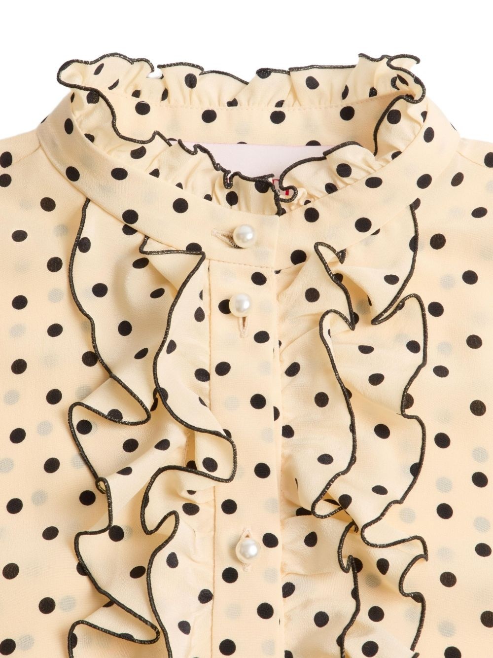 polka-dot print shirt - 6