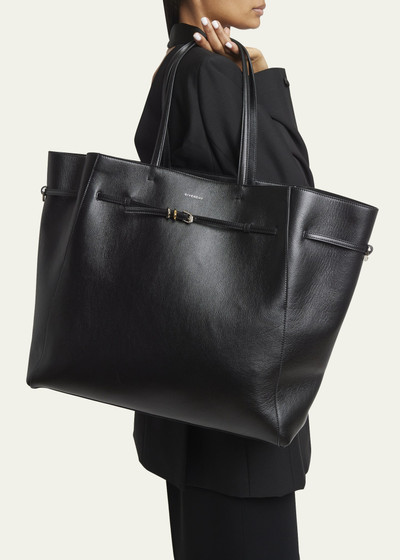 Givenchy Voyou Large North-South Tote Bag in Tumbled Leather outlook