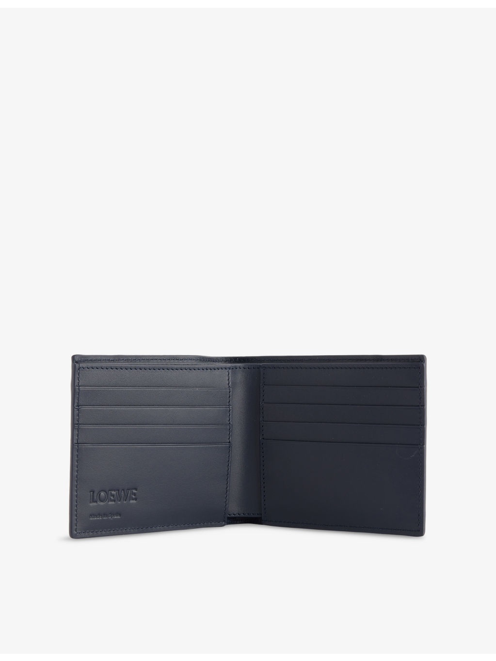 Puzzle Edge Bifold Leather Wallet - 4