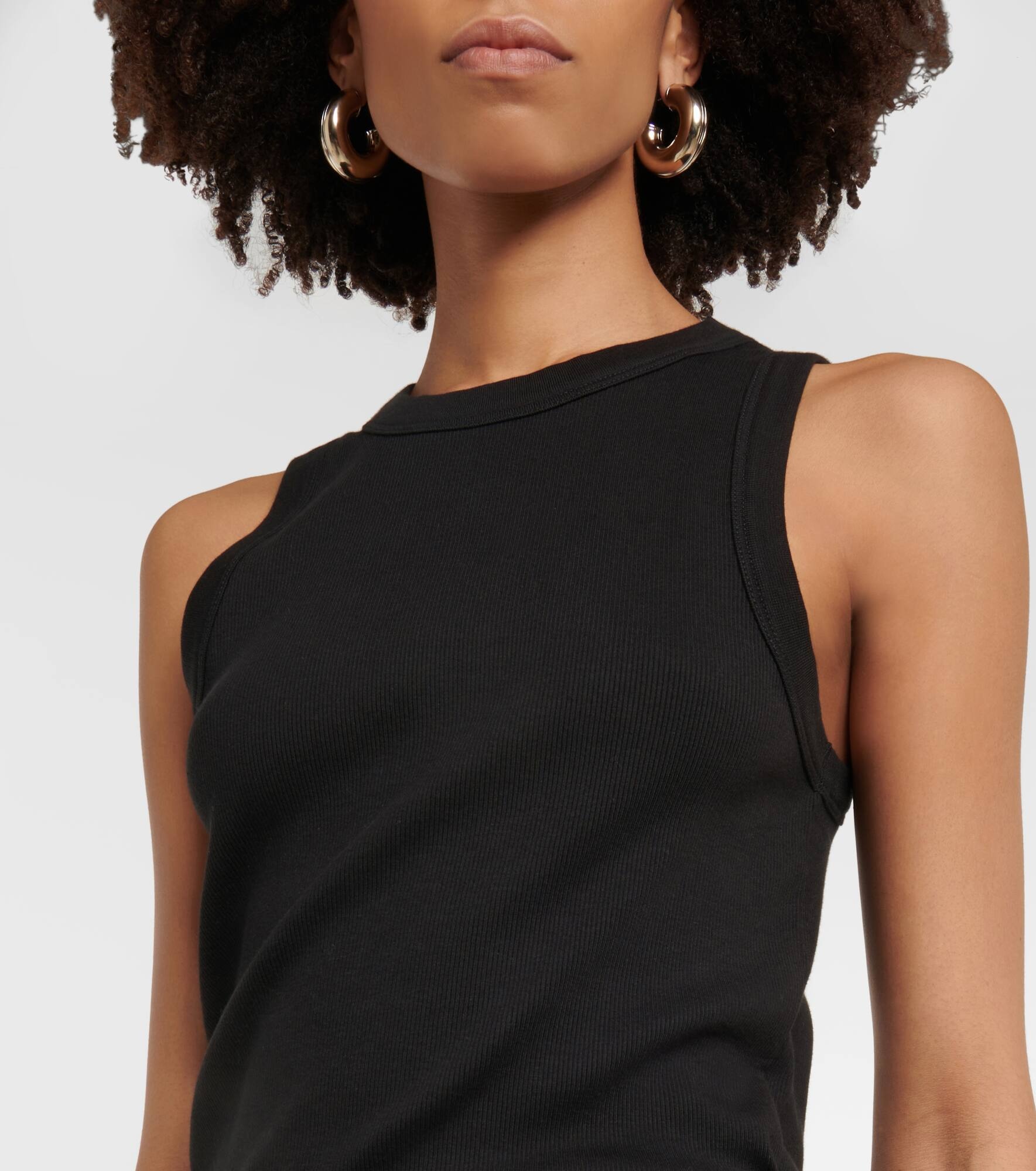 Jordyn cotton-blend jersey tank top - 4
