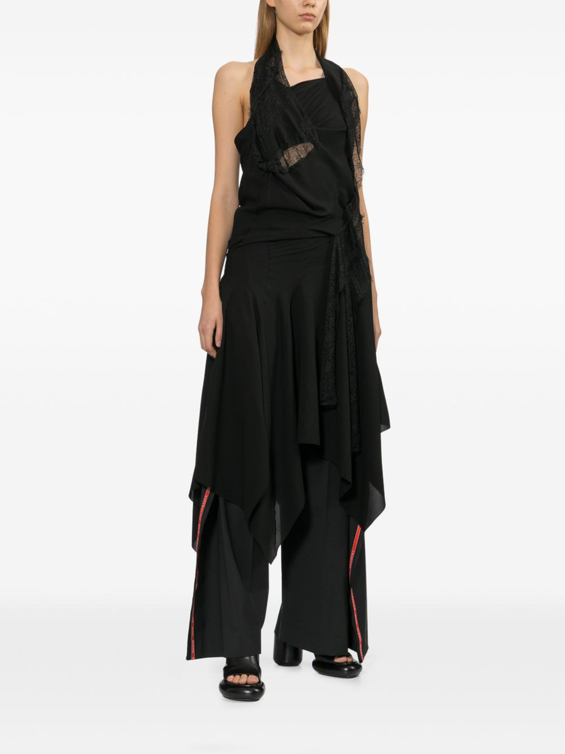 Junya Watanabe asymmetric lace-panel dress outlook