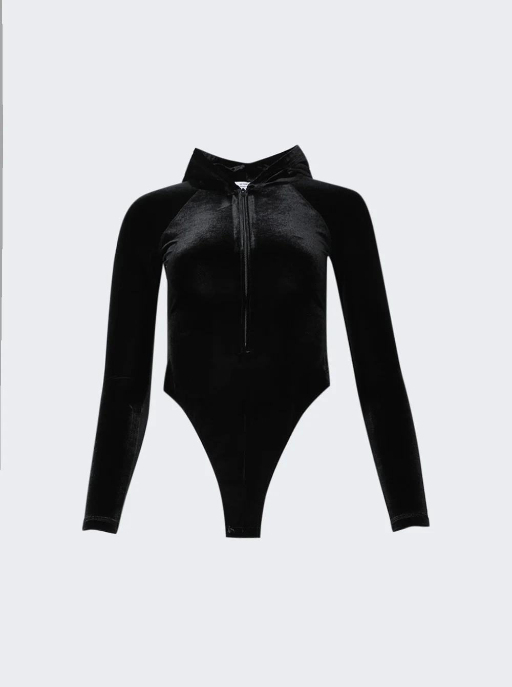 Velvet Hooded Body Black - 1
