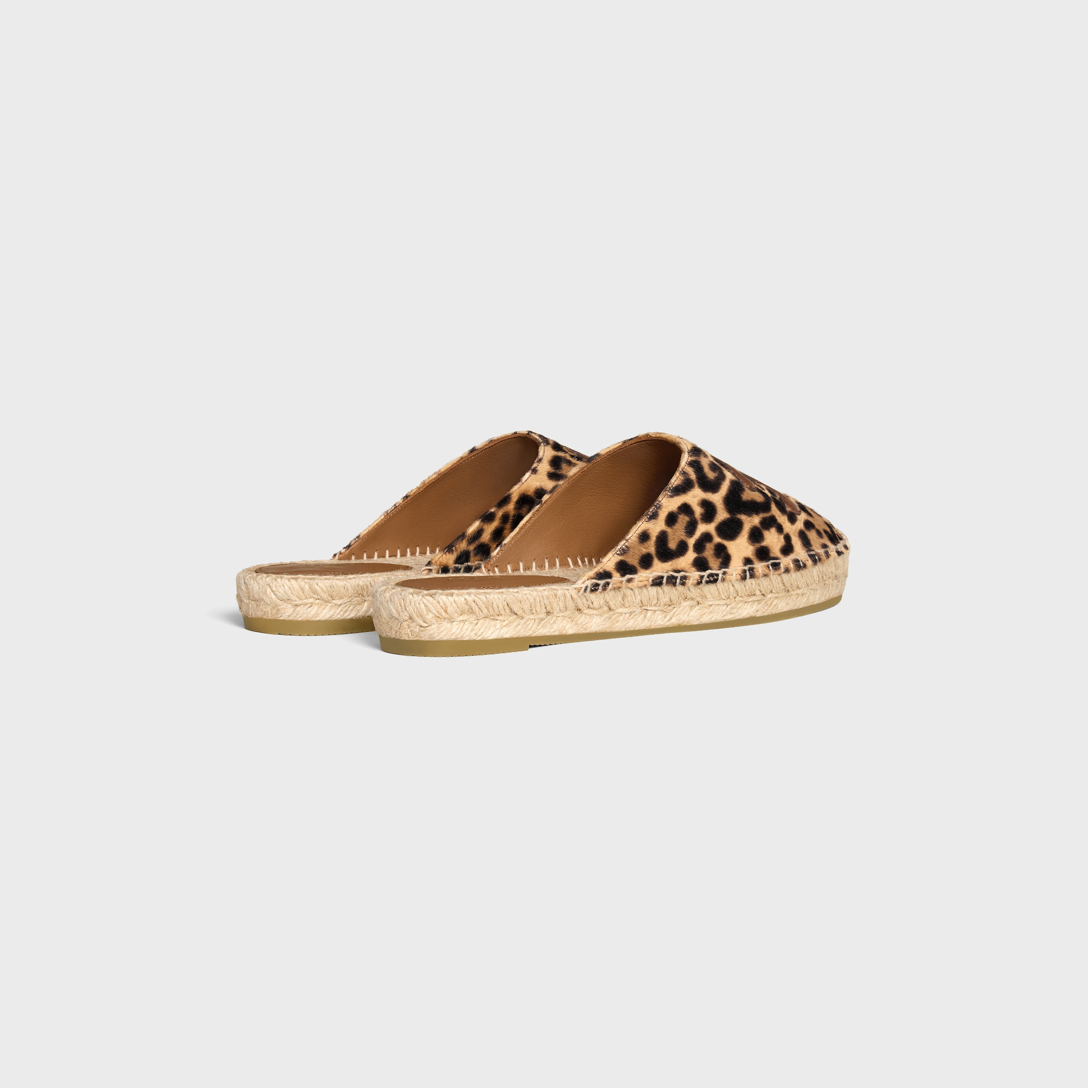 LES ESPADRILLES CELINE MULE IN Leopard Printed Hairy Calfskin - 3