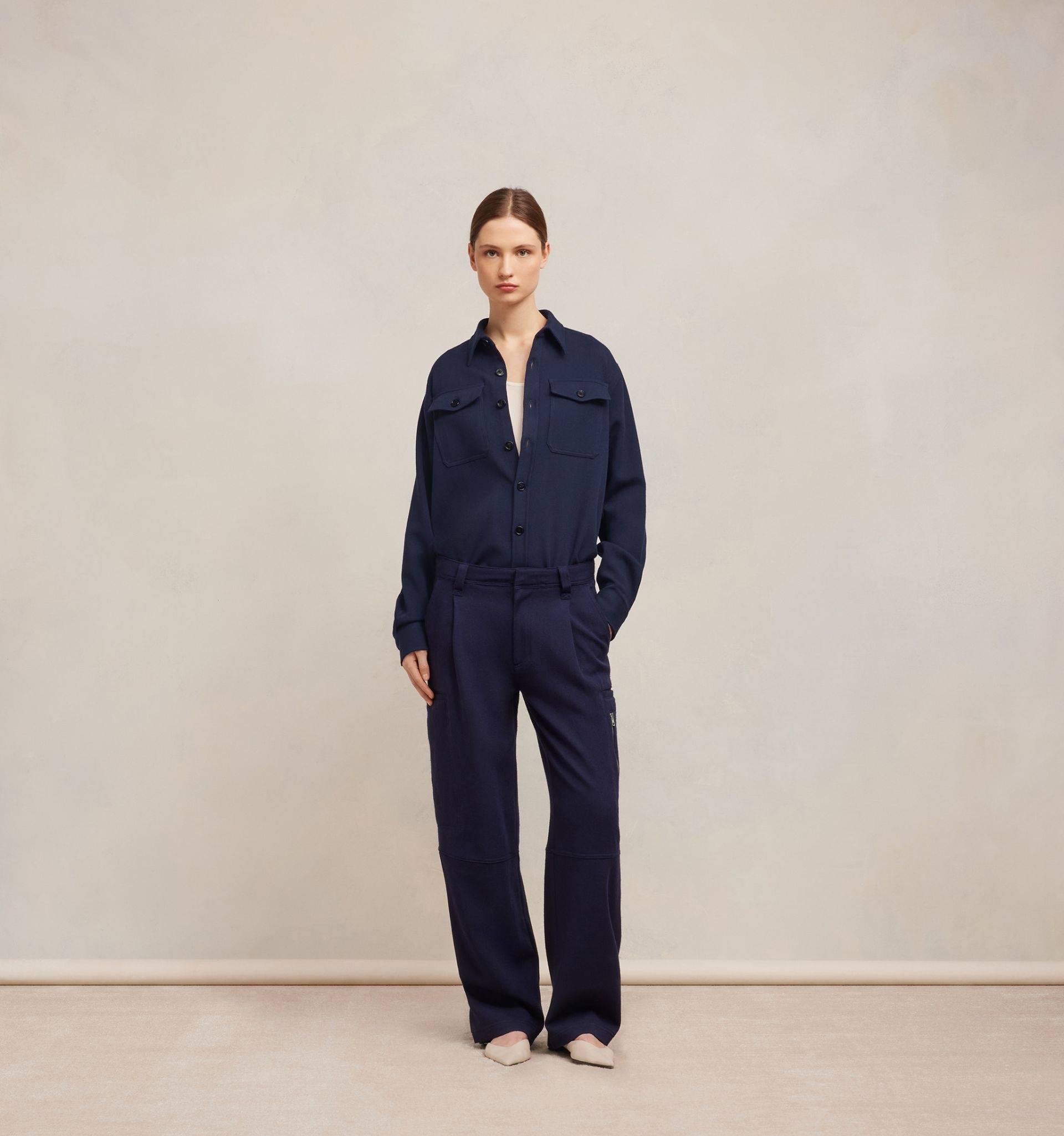 Overshirt With Chest Pocket - 4