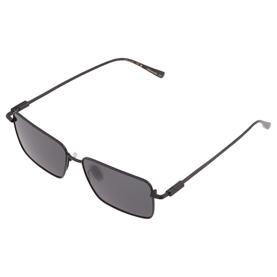 Ferragamo Dark Grey Rectangular Men's Sunglasses SF309S 002 57 - 3