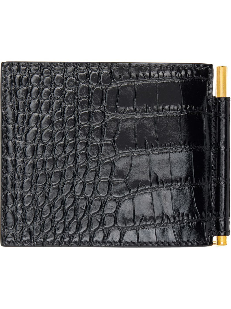 TOM FORD Black Exotic Line Money Clip Wallet outlook