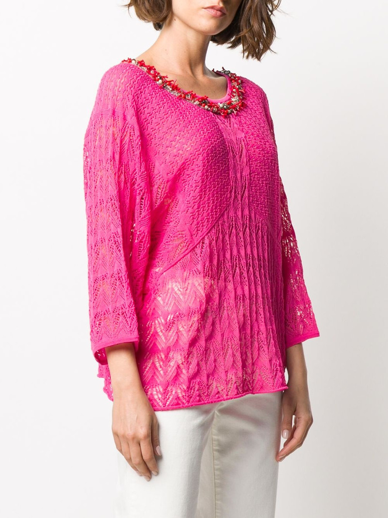 embellished decorative knit blouse 3