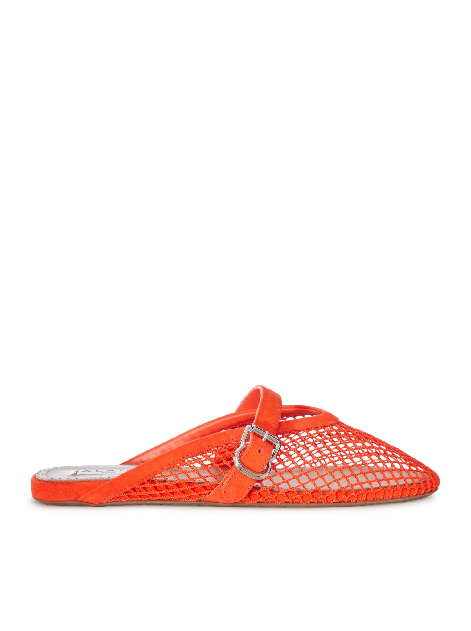 FLAT MULE IN MESH AND SUEDE - 1