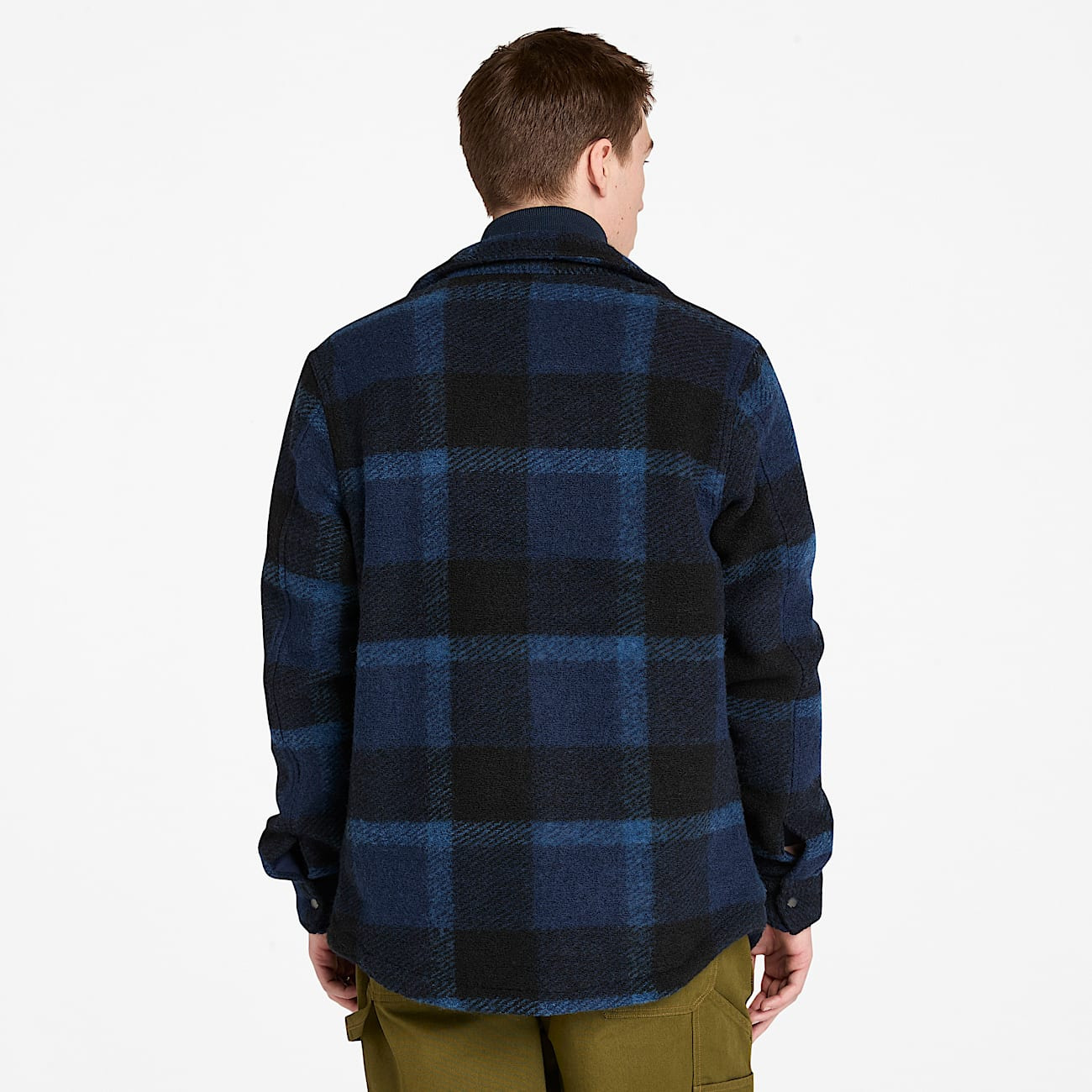 Men's Wool Blend Shacket - 5