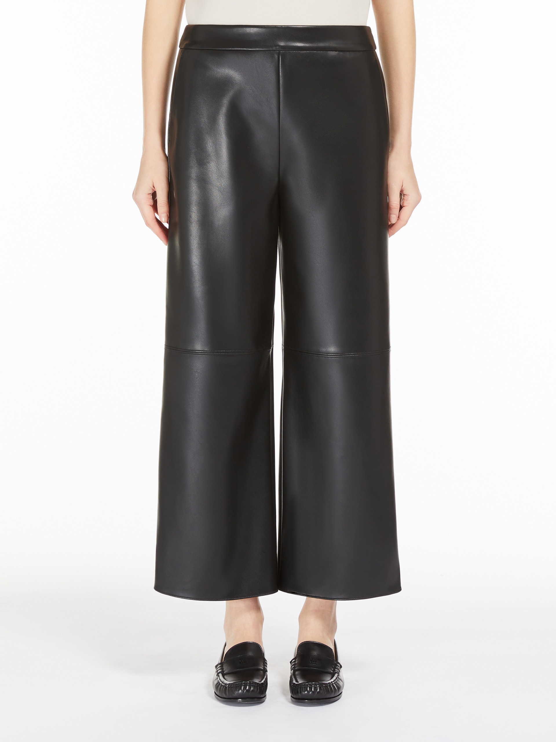 LUCIANA Coated fabric trousers - 3