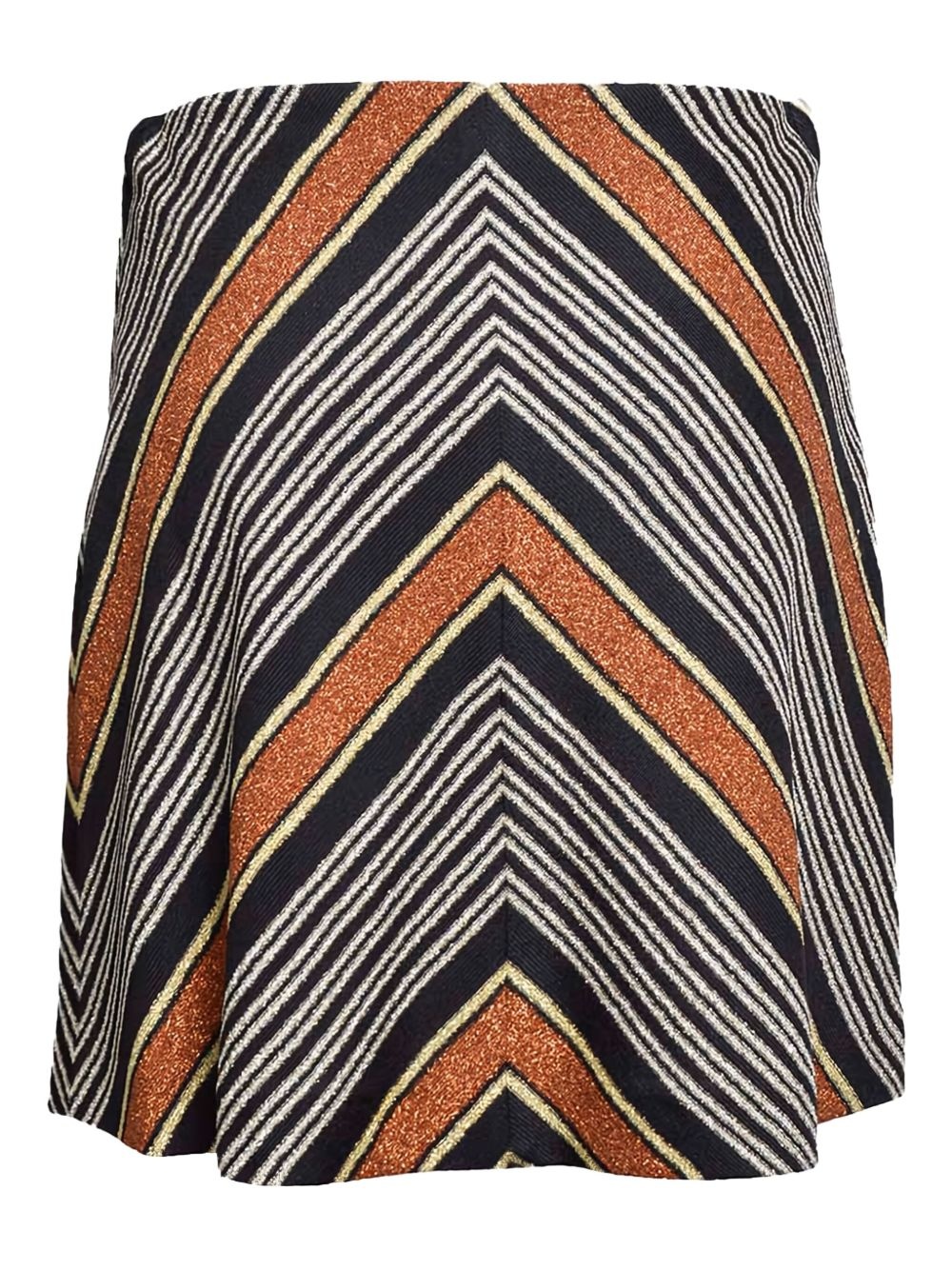 lamé mini skirt - 2
