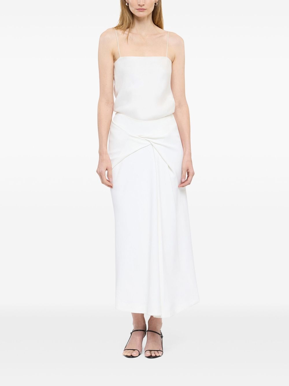 asymmetrical twist skirt - 2