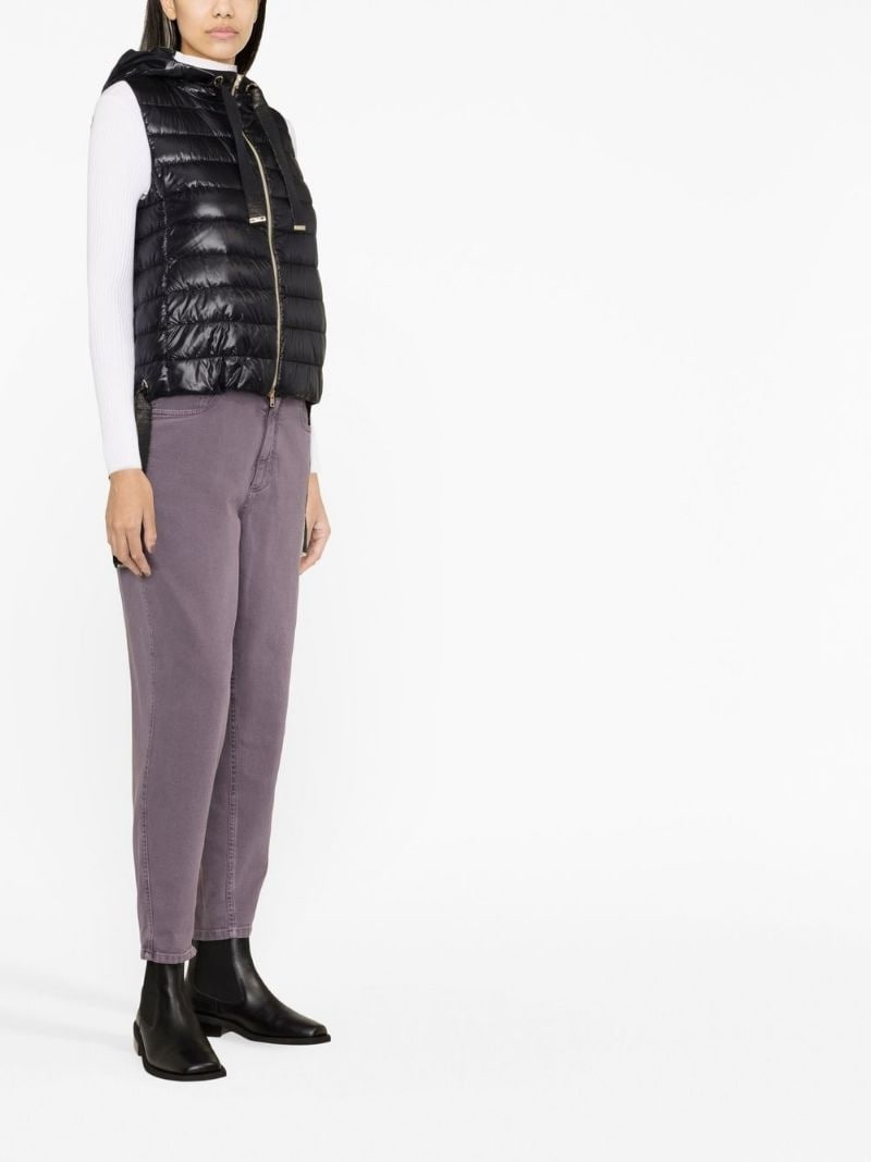 hooded padded gilet - 3