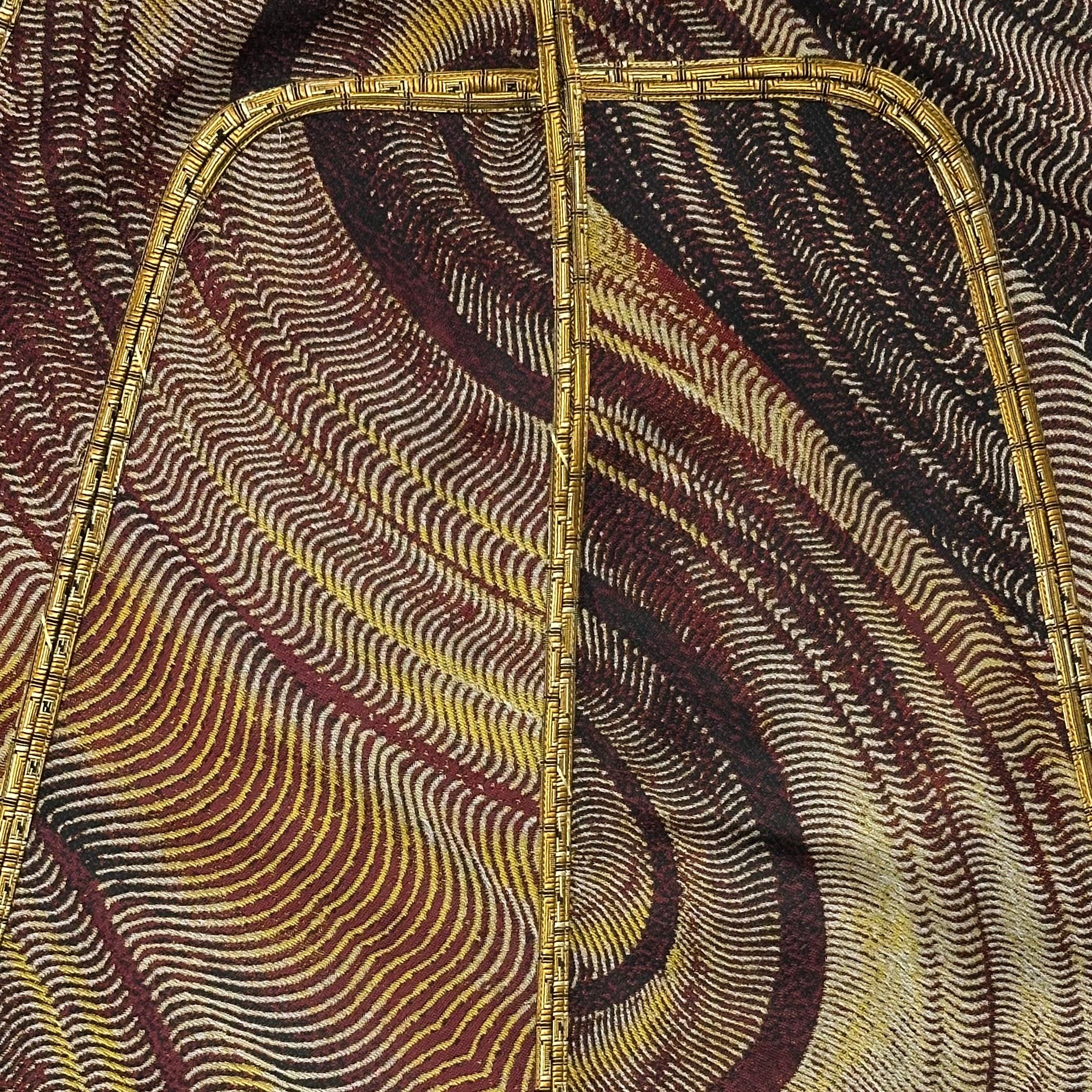 FENDI Fall Winter 2000 Jacquard Flared Midi Skirt - 5