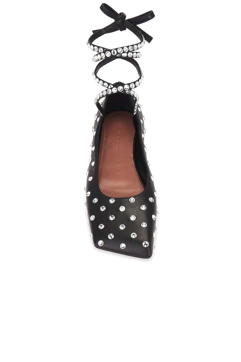 Ane Crystal Lace Up Flat - 4