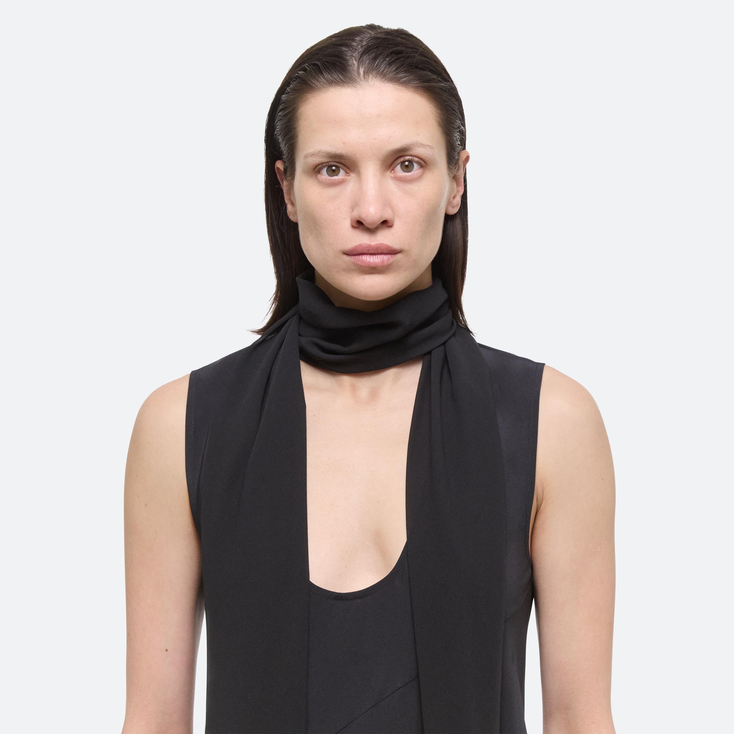 SLEEVELESS SCARF TOP - 6
