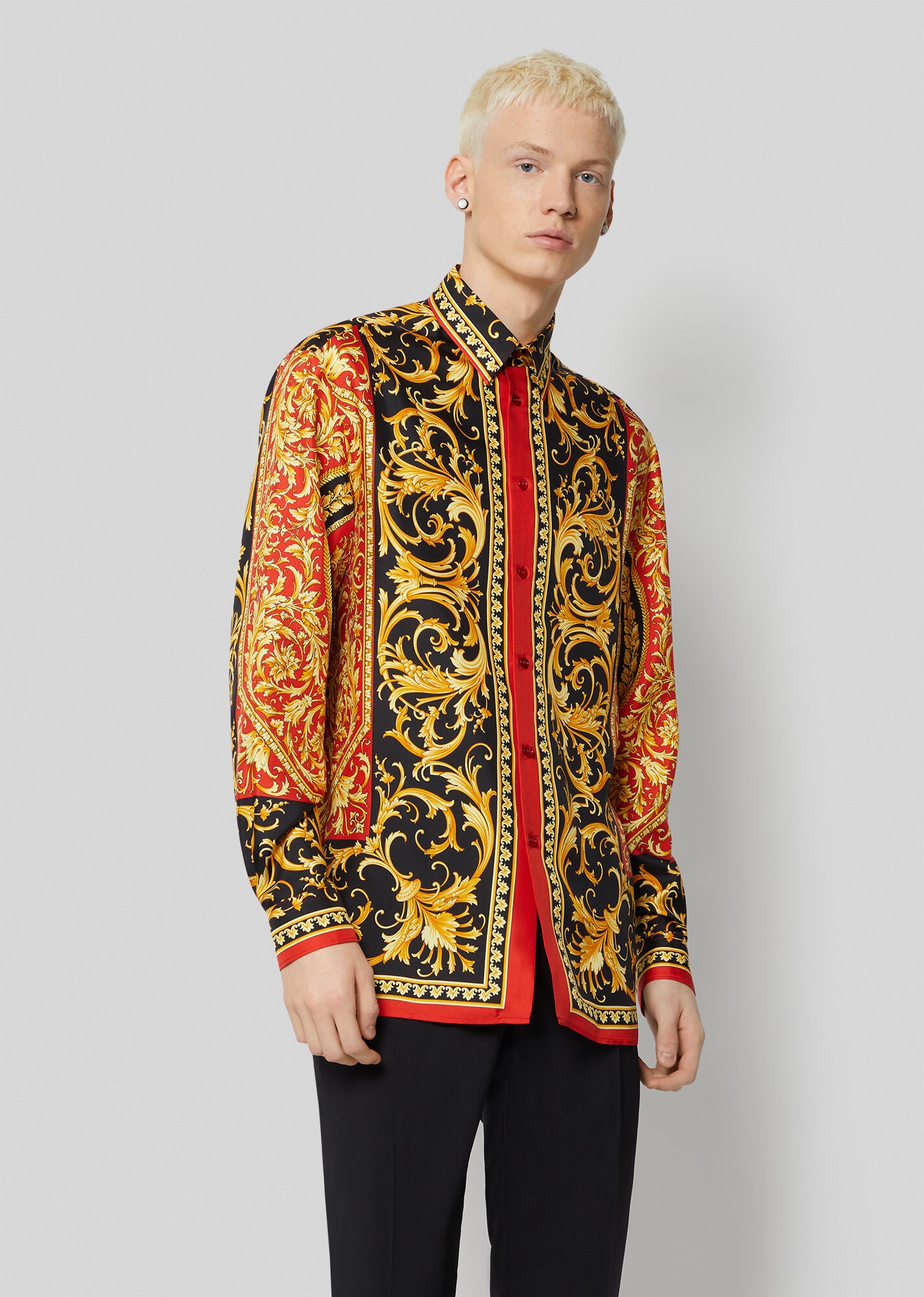 Le Pop Classique Print Silk Twill Shirt - 2