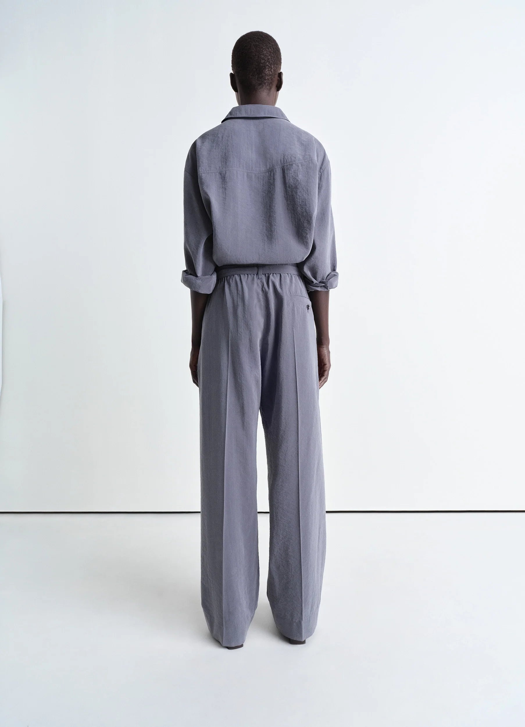 BELTED RELAXED PANTS - 5