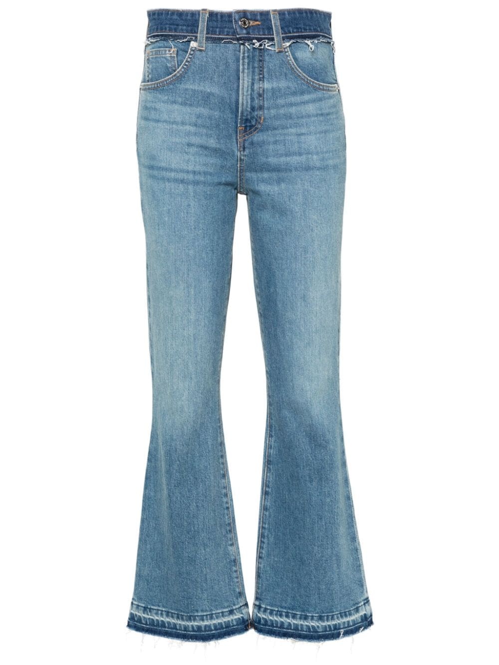 Carson high-rise flared jeans - 1