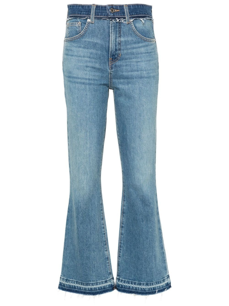 Carson high-rise flared jeans 1