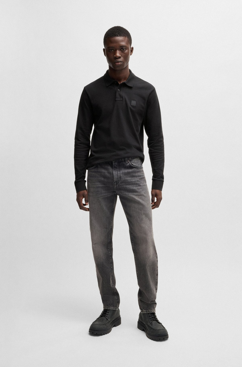 BOSS EXTRA-SLIM-FIT STRETCH-COTTON SHIRT WITH LOGO TAPE outlook