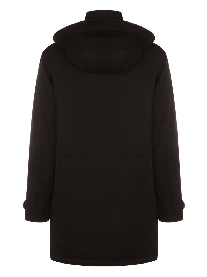ZEGNA hooded parka coat outlook