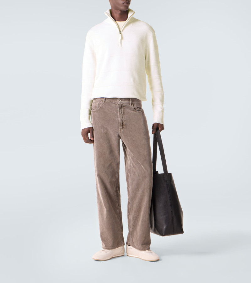 Allude Cotton and cashmere turtleneck sweater outlook