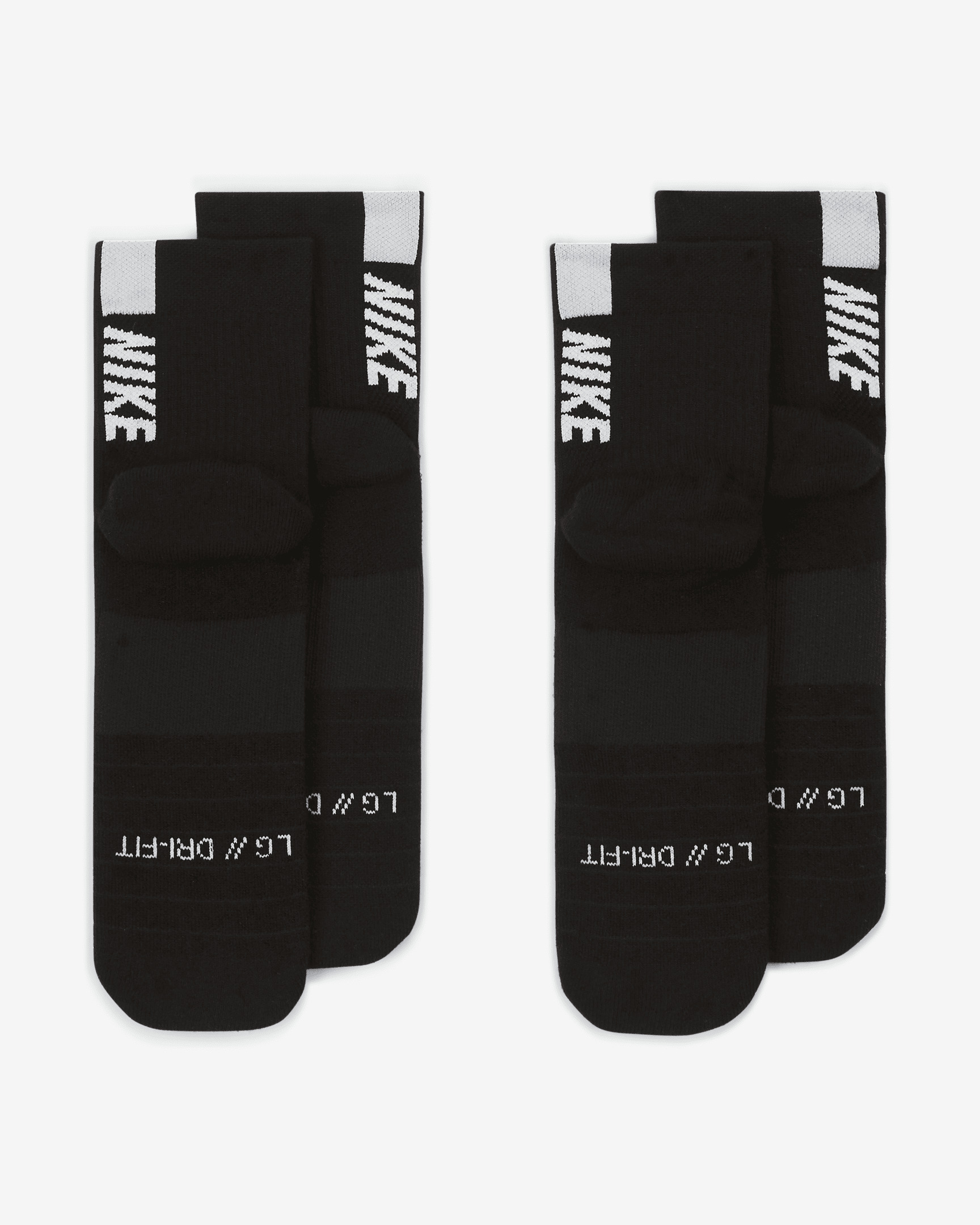 Nike Multiplier Running Ankle Socks (2 Pair) - 3