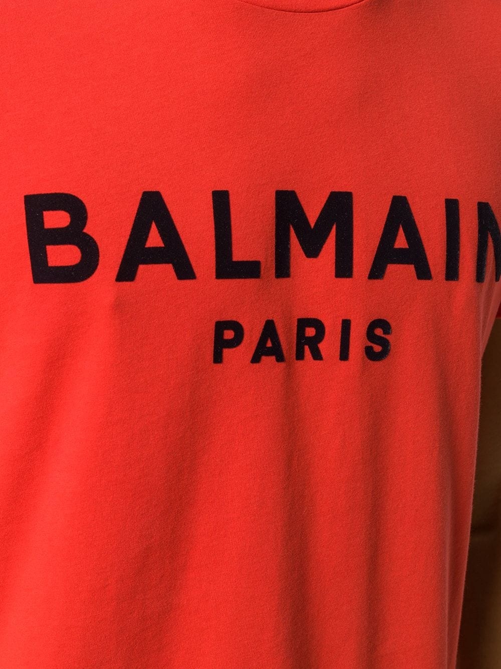 Balmain logo flocked T-shirt - 5