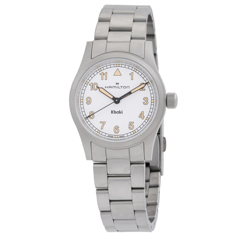 Hamilton - Hamilton Khaki Field Quartz White Dial Ladies Watch H69301110 - 1