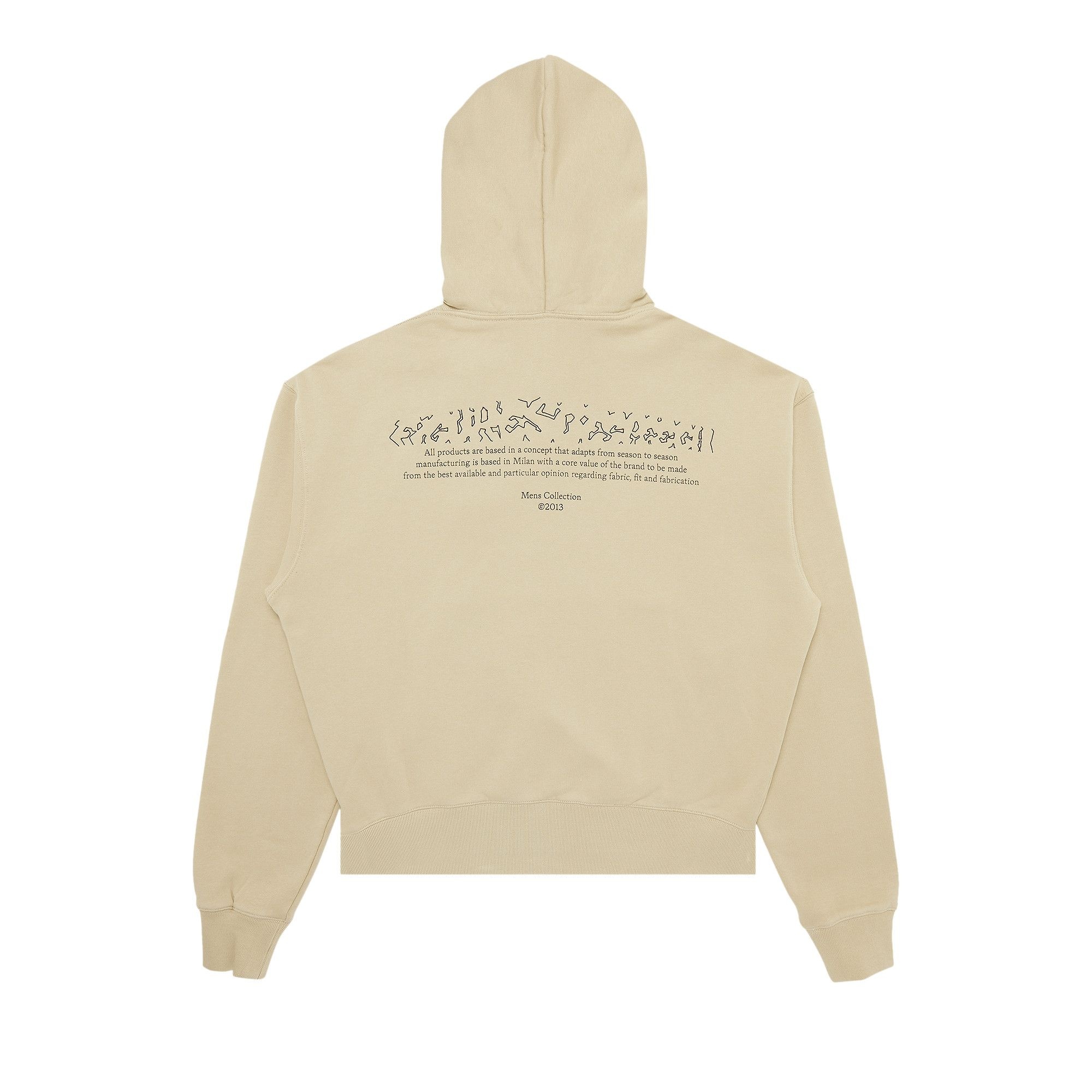 Off-White Figure Of Speech Over Hoodie 'Dark Sand' - 2