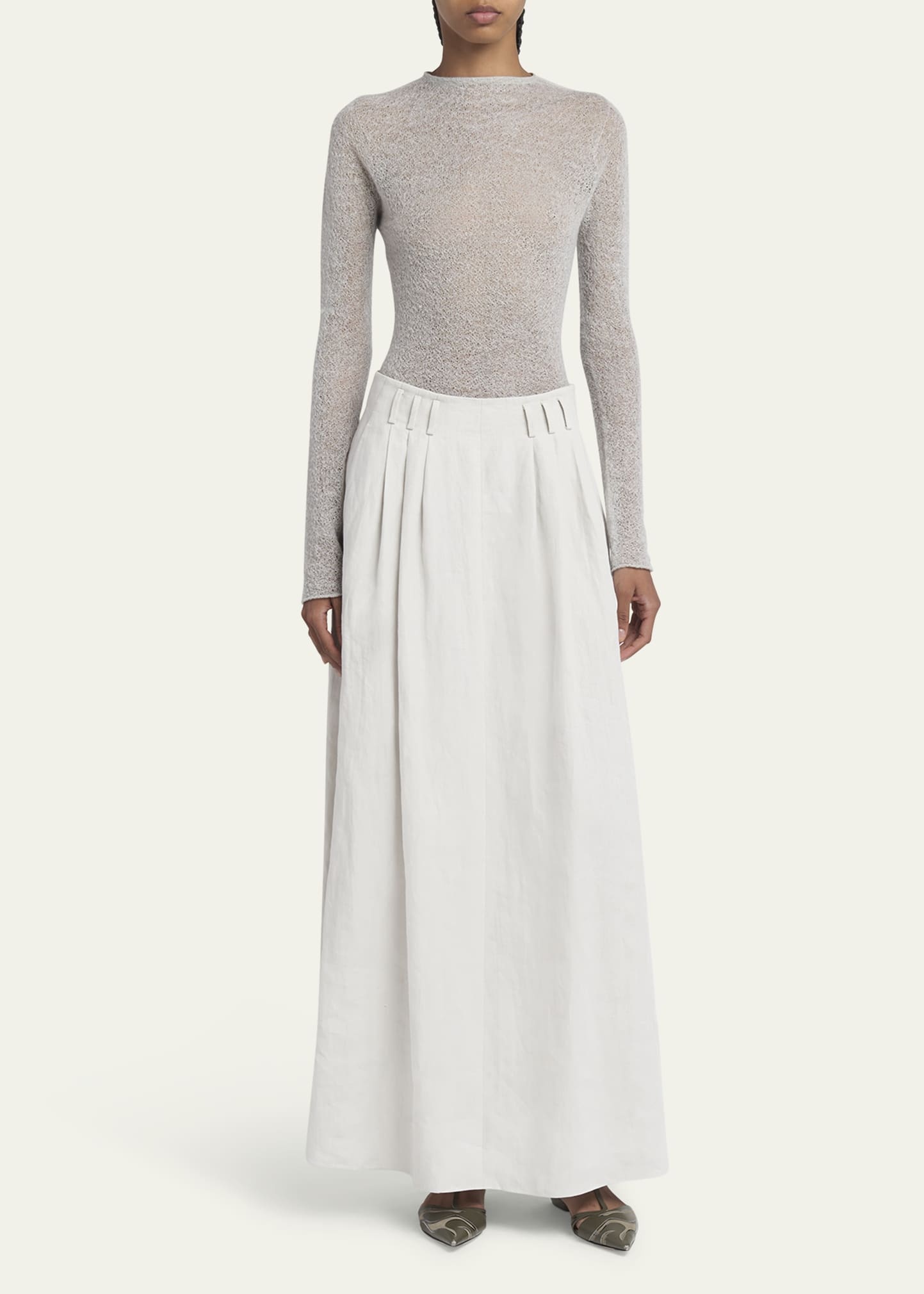 Textured Cashmere-Blend Knit Top - 2