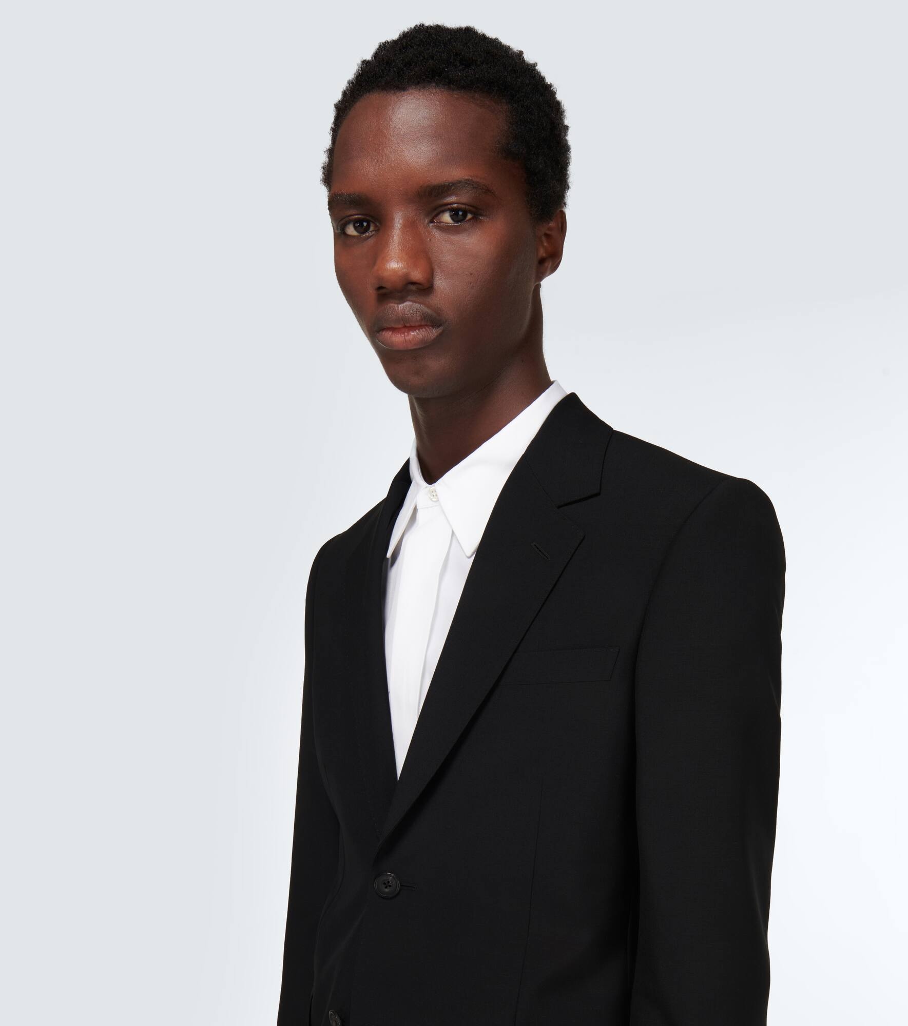 Wool and mohair blazer - 5