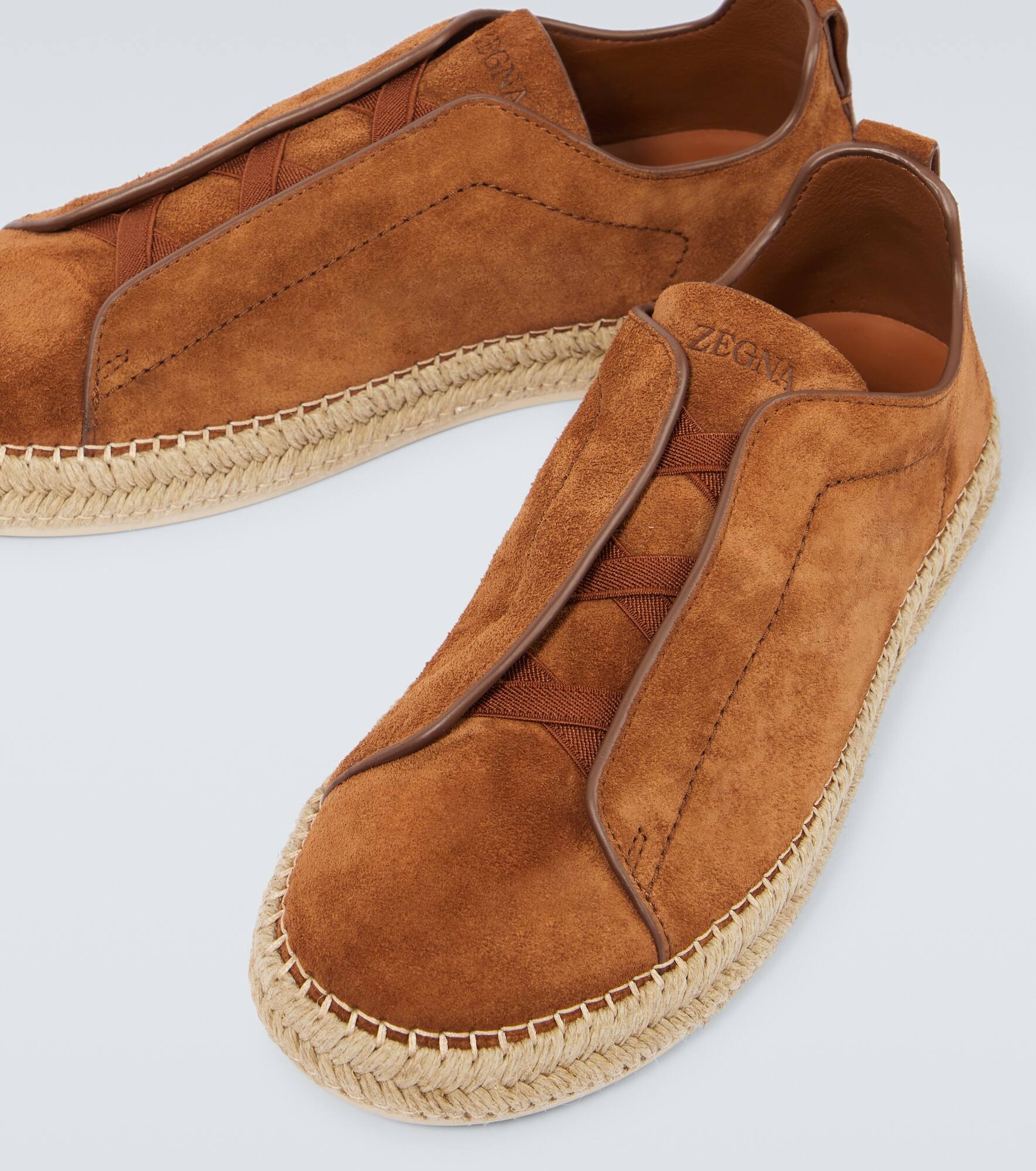 Triple Stitch suede espadrilles - 3