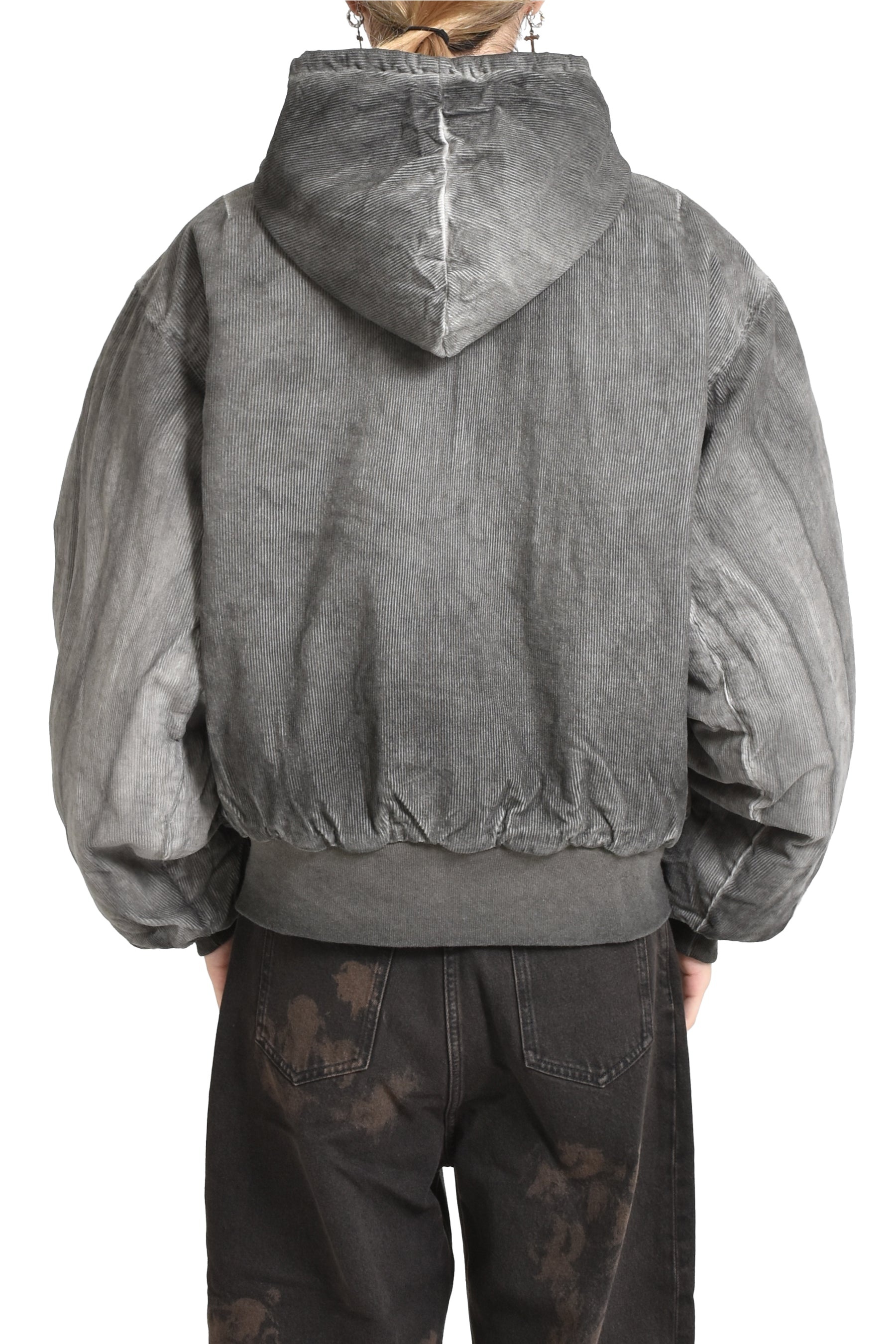 新品 NO/FAITH STUDIOS REVERSIBLE BOMBER REVERSIBLE HOOD BOMBER JACKET GREEN – NO/FAITH STUDIOS